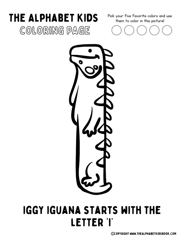 Coloring Page_Iggy Iguana