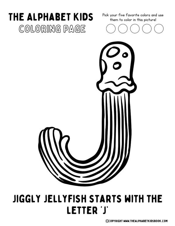 Coloring Page_Jiggly Jellyfish