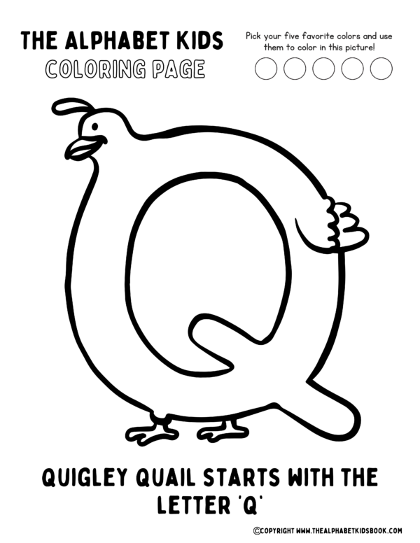 Coloring Page_Quigley Quail