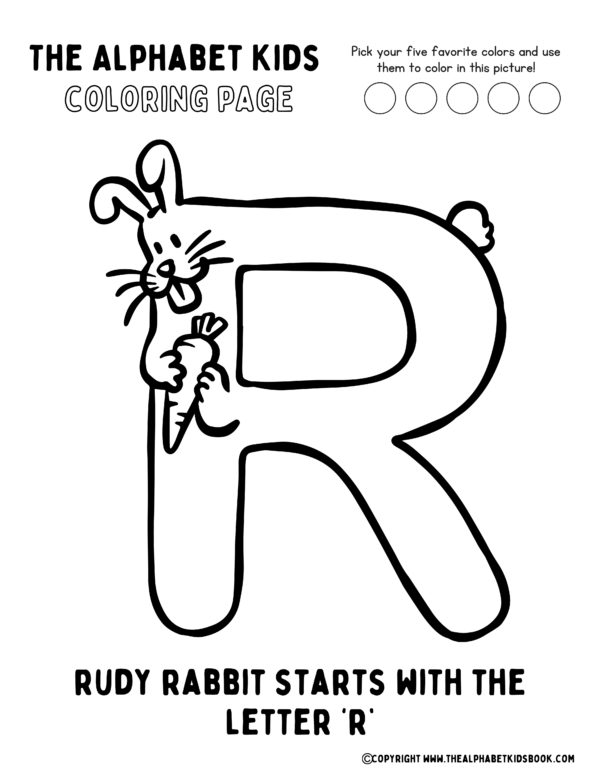 Coloring Page_Rudy Rabbit