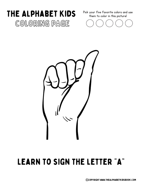 Coloring Page_Sign A