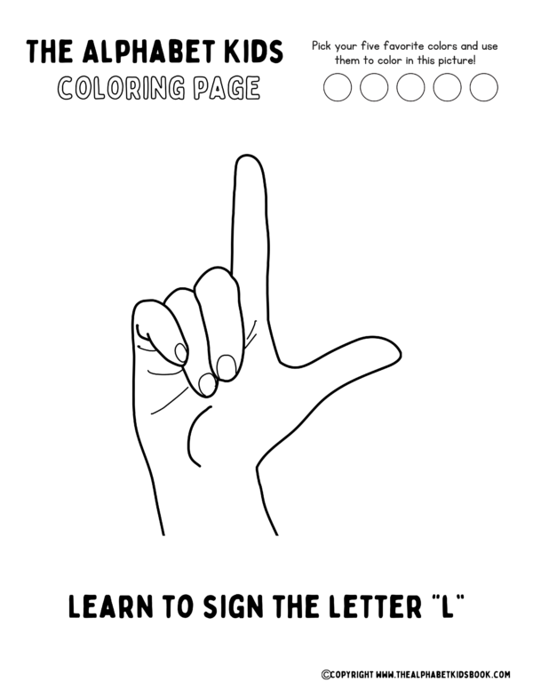 Coloring Page_Sign L
