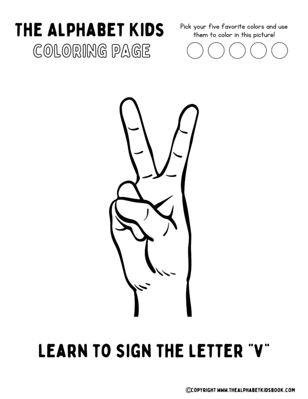 Coloring Page_Sign V