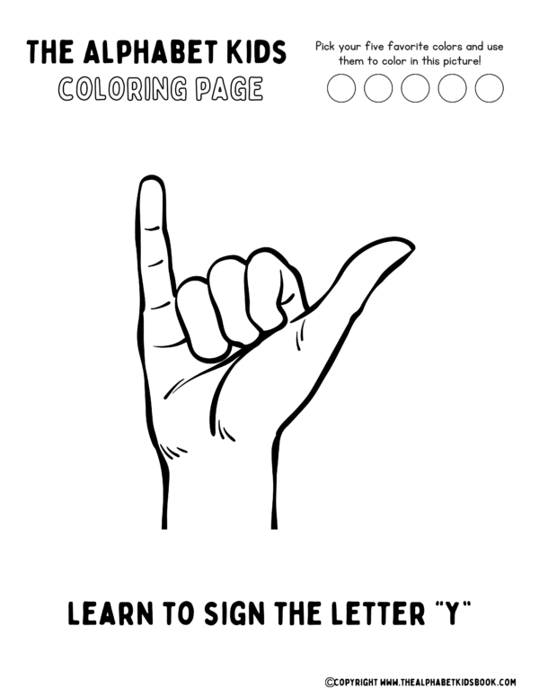 Coloring Page_Sign Y