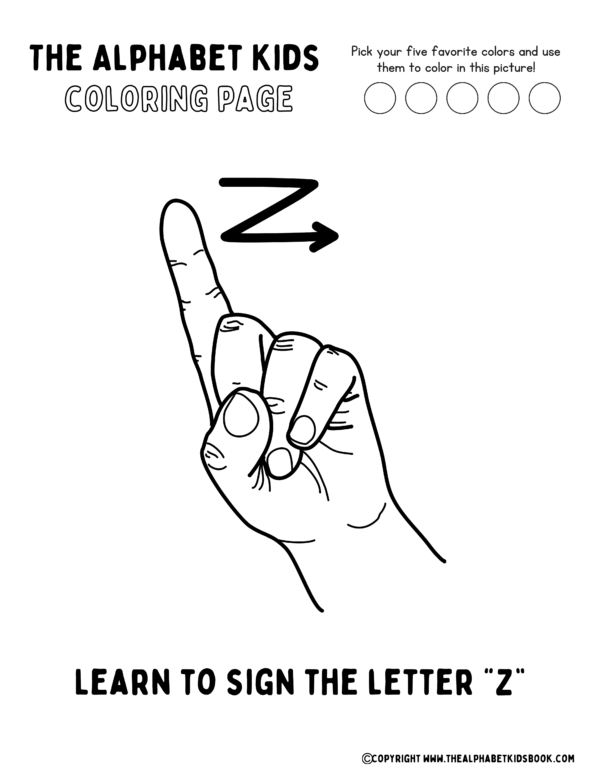 Coloring Page_Sign Z