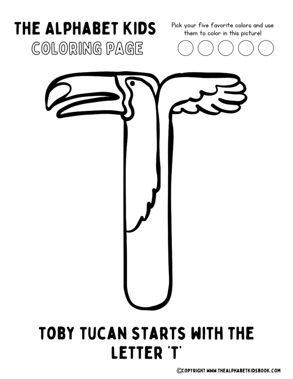 Coloring Page_Toby Tucan