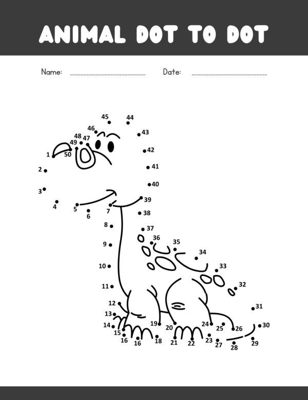 Dot to dot_Dino